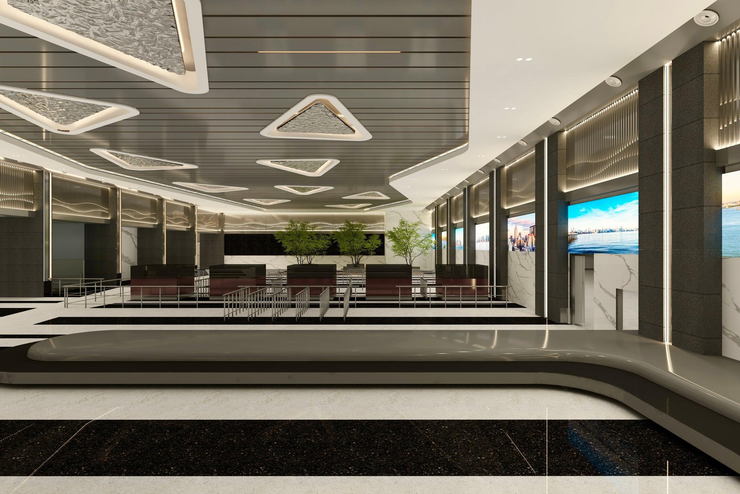 Terminal 1 Main Hall: Arrivals & Departures, Cairo International Airport (view 4)